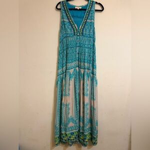 Rococo Sand Bohemian Blue Maxi Dress